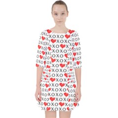 Xoxo Valentines Day Pattern Pocket Dress by Valentinaart