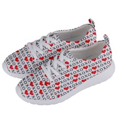 Xoxo Valentines Day Pattern Women s Lightweight Sports Shoes by Valentinaart