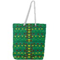 Love Is In All Of Us To Give And Show Full Print Rope Handle Tote (Large) View1
