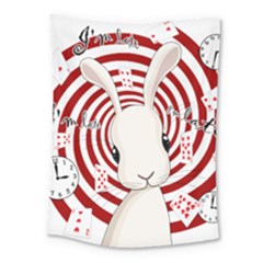 White Rabbit In Wonderland Medium Tapestry