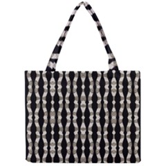 Wavy Stripes Pattern Mini Tote Bag