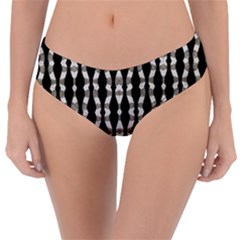 Wavy Stripes Pattern Reversible Classic Bikini Bottoms by dflcprints