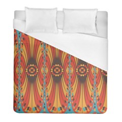 Geometric Extravaganza Pattern Duvet Cover (full/ Double Size) by linceazul