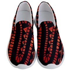 Background Abstract Red Black Men s Lightweight Slip Ons by Nexatart