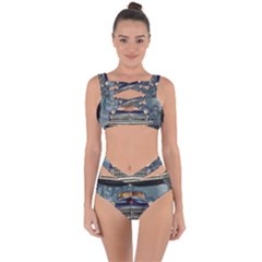 Vintage Car Automobile Bandaged Up Bikini Set  by Nexatart