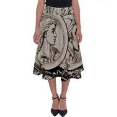 Young Old Man Weird Funny Perfect Length Midi Skirt by Nexatart