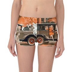 Car Automobile Transport Passenger Reversible Boyleg Bikini Bottoms by Nexatart