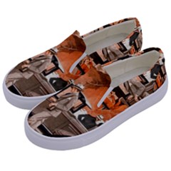 Car Automobile Transport Passenger Kids  Canvas Slip Ons