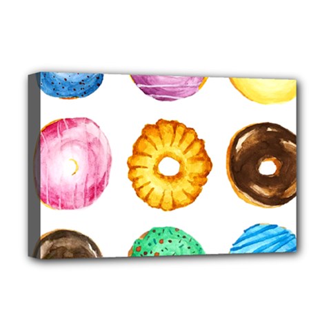 Donuts Deluxe Canvas 18  X 12   by KuriSweets