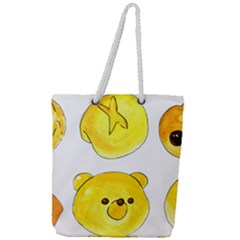 Bread Full Print Rope Handle Tote (large) by KuriSweets