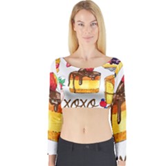 Xoxo Long Sleeve Crop Top by KuriSweets