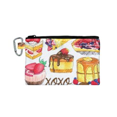 Xoxo Canvas Cosmetic Bag (small) by KuriSweets