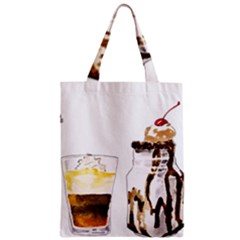 Coffee And Milkshakes Zipper Classic Tote Bag by KuriSweets