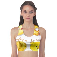 Cute Bread Sports Bra