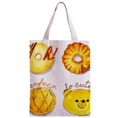 Cute Bread Zipper Classic Tote Bag by KuriSweets