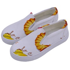 Bread Stickers Kids  Canvas Slip Ons by KuriSweets