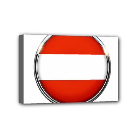 Austria Country Nation Flag Mini Canvas 6  X 4 