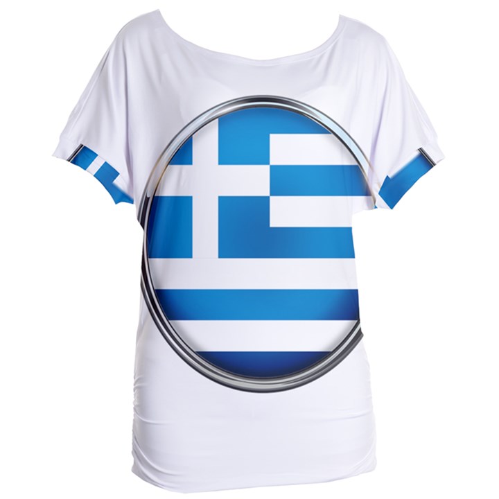 Greece Greek Europe Athens Women s Oversized Tee