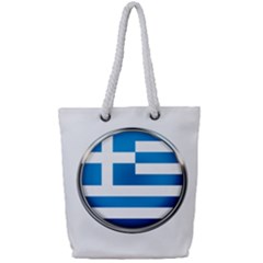 Greece Greek Europe Athens Full Print Rope Handle Tote (small) by Nexatart