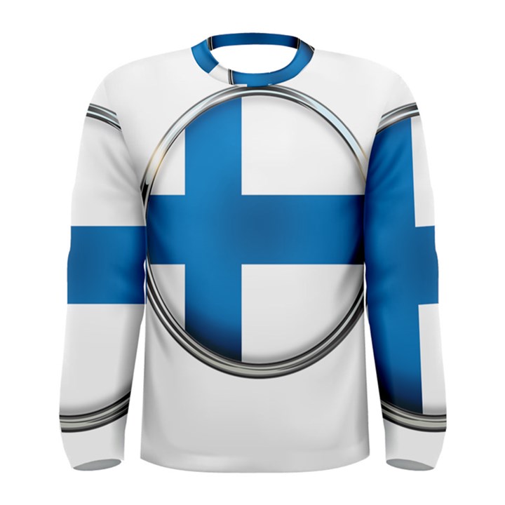 Finland Country Flag Countries Men s Long Sleeve Tee