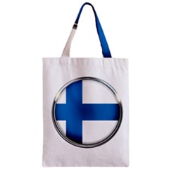 Finland Country Flag Countries Zipper Classic Tote Bag by Nexatart