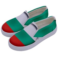 Bulgaria Country Nation Nationality Kids  Canvas Slip Ons by Nexatart