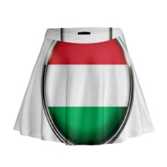 Hungary Flag Country Countries Mini Flare Skirt by Nexatart