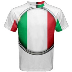 Italy Country Nation Flag Men s Cotton Tee by Nexatart