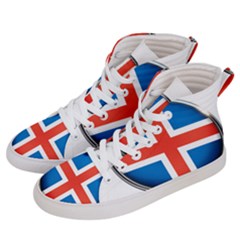 Iceland Flag Europe National Women s Hi-top Skate Sneakers