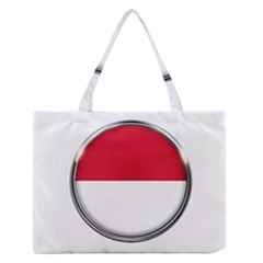 Monaco Or Indonesia Country Nation Nationality Zipper Medium Tote Bag