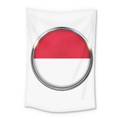 Monaco Or Indonesia Country Nation Nationality Small Tapestry by Nexatart