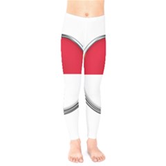 Monaco Or Indonesia Country Nation Nationality Kids  Legging by Nexatart