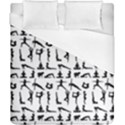 Yoga pattern Duvet Cover (California King Size) View1