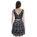 Yoga pattern Split Back Mini Dress  View2