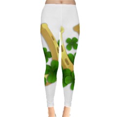  St  Patricks Day  Leggings  by Valentinaart