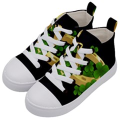  St  Patricks Day  Kid s Mid-top Canvas Sneakers by Valentinaart
