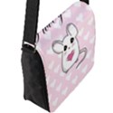 Cute mouse - Valentines day Flap Messenger Bag (L)  View2