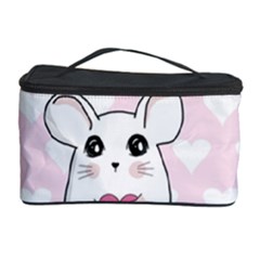 Cute Mouse - Valentines Day Cosmetic Storage Case by Valentinaart