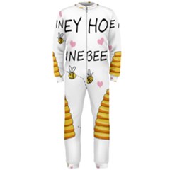 Bee Mine Valentines Day Onepiece Jumpsuit (men)  by Valentinaart