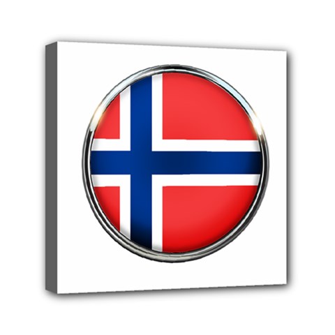 Norway Country Nation Blue Symbol Canvas Travel Bag by Nexatart