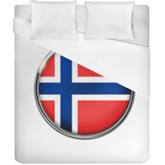Norway Country Nation Blue Symbol Duvet Cover (california King Size) by Nexatart
