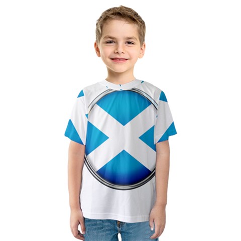 Scotland Nation Country Nationality Kids  Sport Mesh Tee by Nexatart