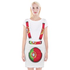 Portugal Flag Country Nation Braces Suspender Skirt