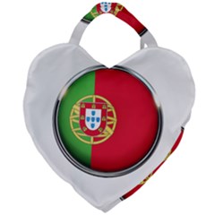 Portugal Flag Country Nation Giant Heart Shaped Tote