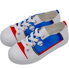 Slovenia Flag Mountains Country Kids  Low Top Canvas Sneakers