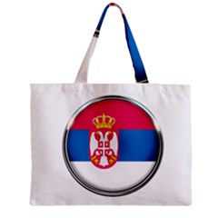 Serbia Flag Icon Europe National Zipper Mini Tote Bag by Nexatart