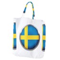Sweden Flag Country Countries Giant Grocery Zipper Tote View2