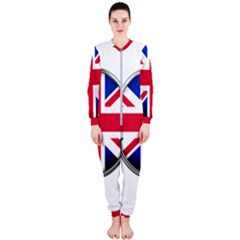 United Kingdom Country Nation Flag Onepiece Jumpsuit (ladies)  by Nexatart