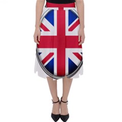 United Kingdom Country Nation Flag Folding Skater Skirt