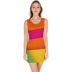 Background Abstract Bodycon Dress